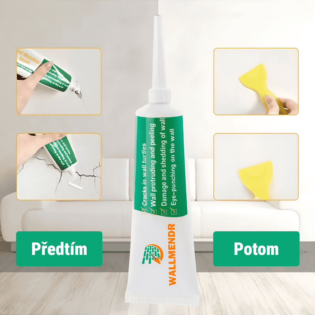 WALLMENDR® – Sada na opravu stěn a zakrytí skvrn (1+1 ZDARMA) - Obrázek 2