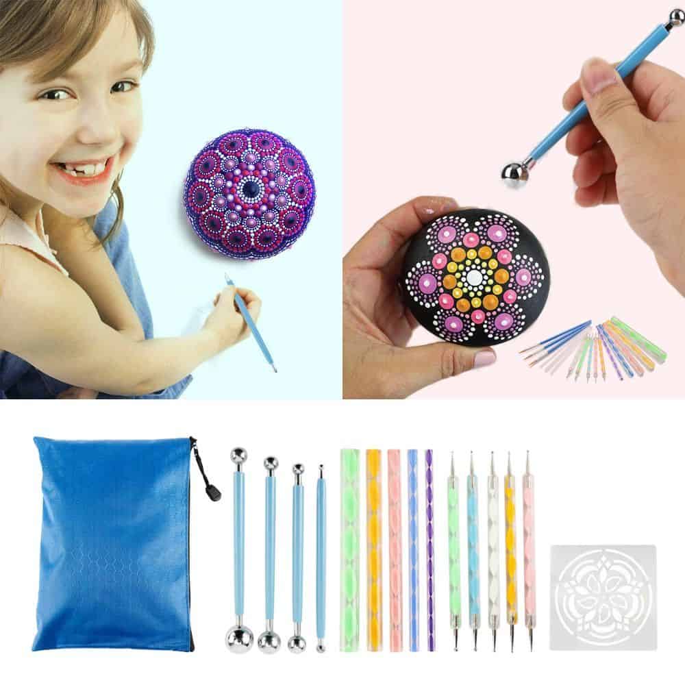 MISSCRAFTY® Mandala sada na tečkování