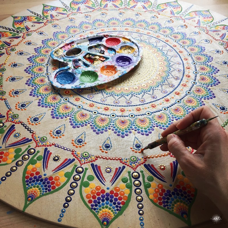 MISSCRAFTY® Mandala sada na tečkování - Obrázek 2