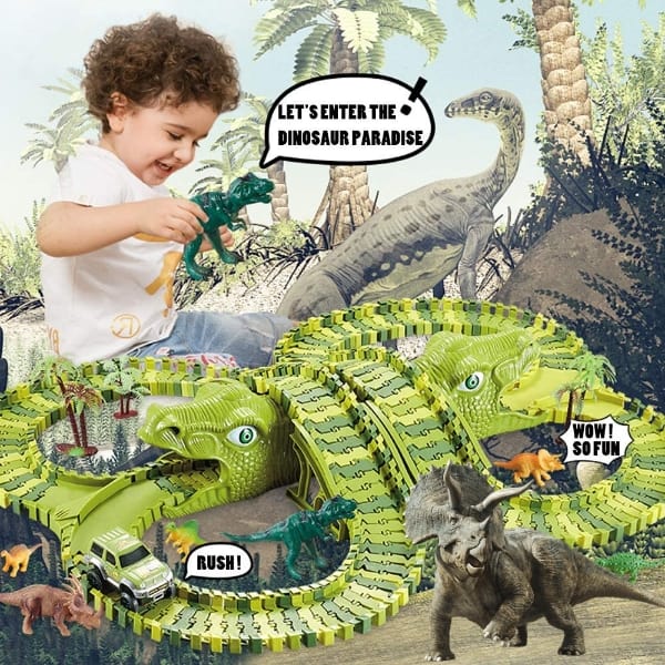 Magická dinosauří závodní dráha (140 kusů) - Obrázek 4