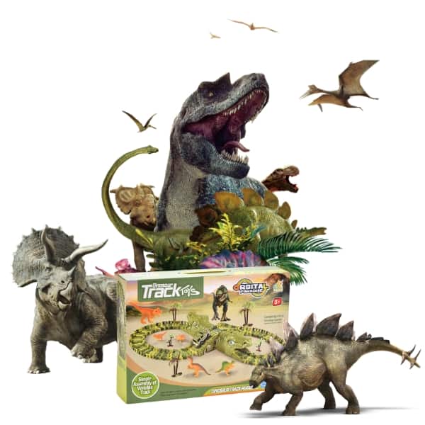 Magická dinosauří závodní dráha (140 kusů) - Obrázek 6