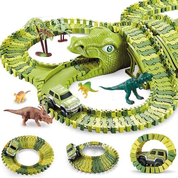 Magická dinosauří závodní dráha (140 kusů) - Obrázek 3