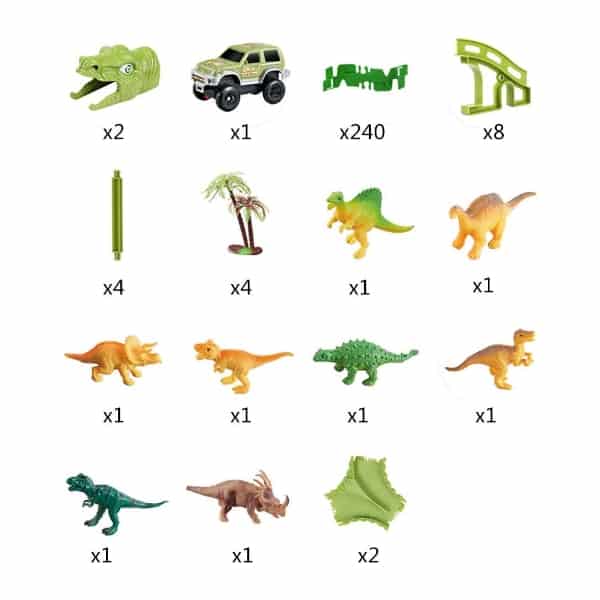 Magická dinosauří závodní dráha (140 kusů) - Obrázek 7