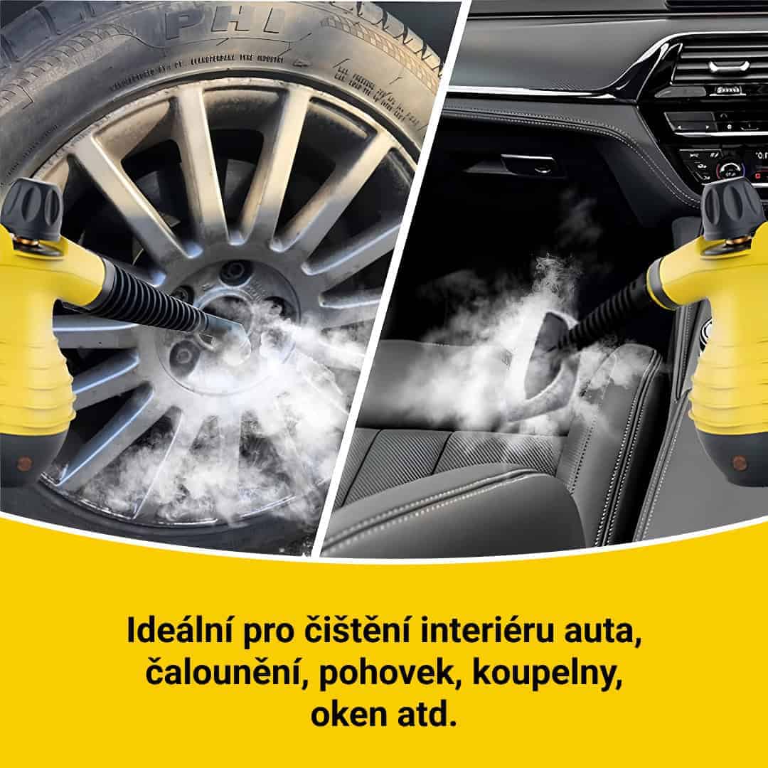 STEAMY® Tlakový parní čistič – Vše v jednom s 9 exkluzivními doplňky - Obrázek 3