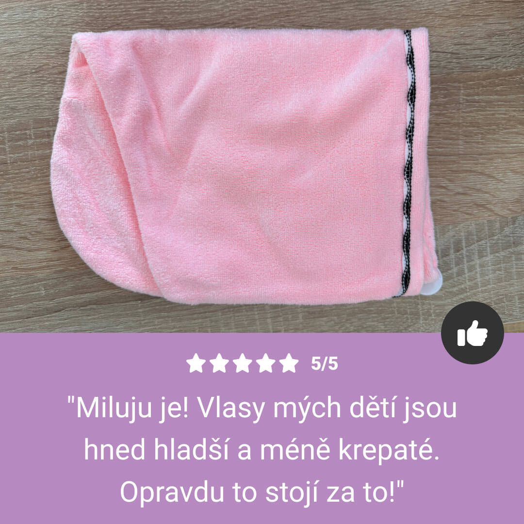 HAIRGLOW® – Rychleschnoucí Ručník na Vlasy (1+1 ZDARMA) - Obrázek 7