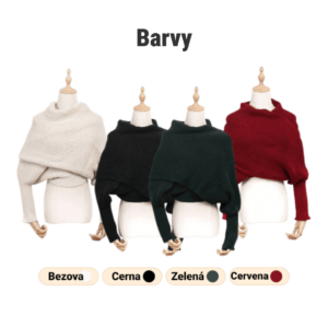 Alternative view of CozyWrap™ – Šála 2 v 1, která se promění v svetr