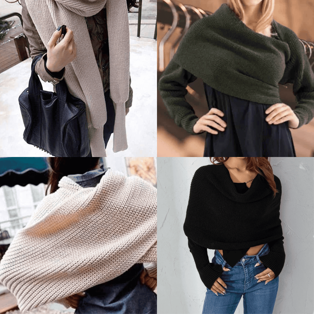CozyWrap™ – Šála 2 v 1, která se promění v svetr - Obrázek 4