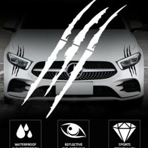 REFLEXNÍ NÁLEPKY NA AUTO MONSTERCLAW™ – 4 KS.