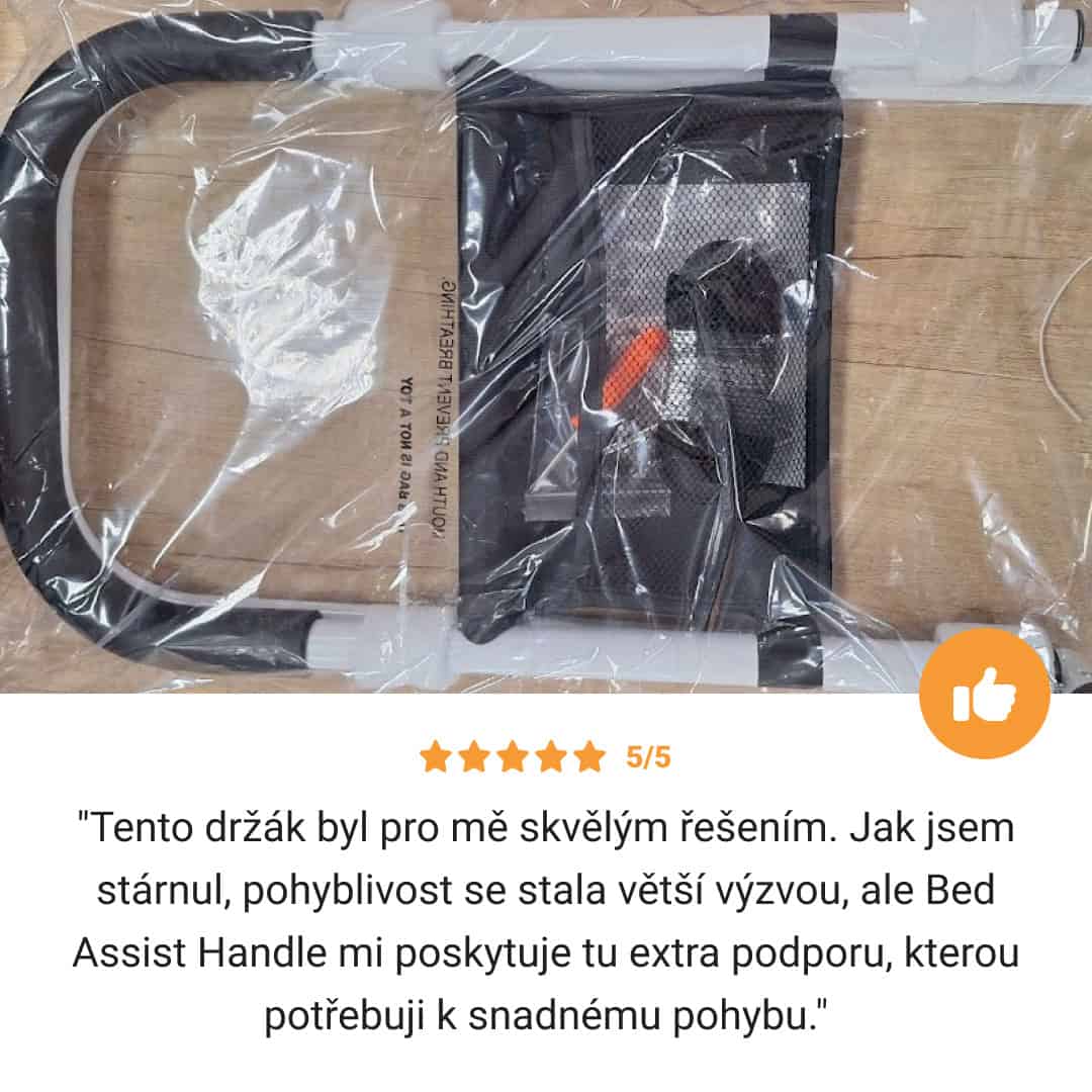 BEDMEDIC – madlo k posteli pro snadné a bezpečné vstávání a uléhání (vhodné pro všechny postele) - Obrázek 8
