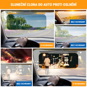 Alternative view of VISORSHIELD™ UV ANTREFLEXNÍ SLUNEČNÍ CLONA DO AUT