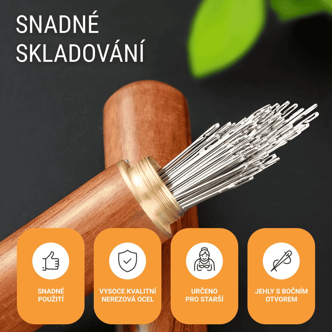 Šicí jehly EASYSEW™ S BOČNÍM OTVOREM - 30 KS. - Obrázek 5