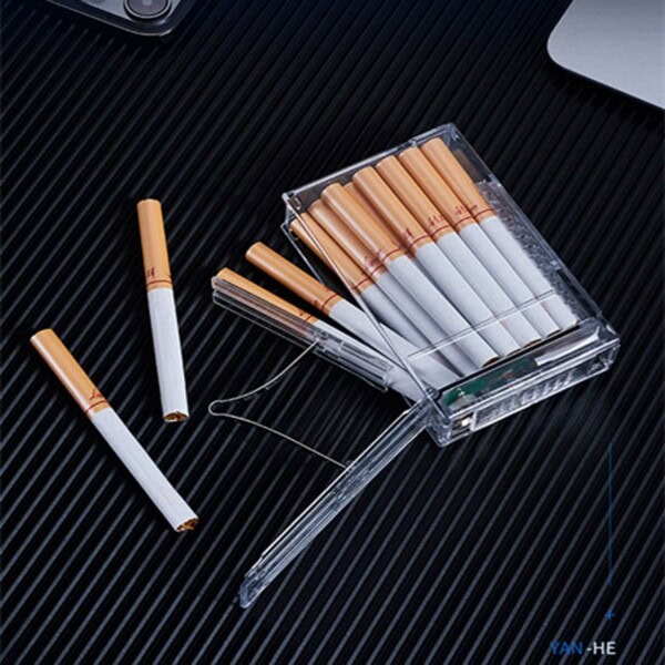 AKRYLOVÉ POUZDRO NA CIGARETY SE ZAPALOVAČEM ™ ELECTRIC LIGHTER - Obrázek 2