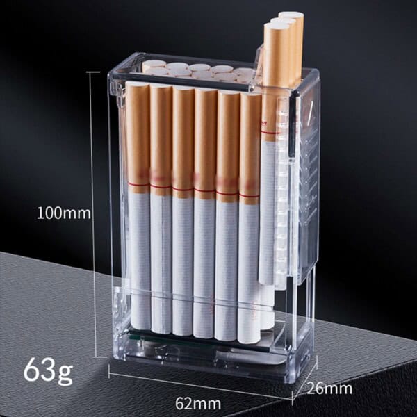 AKRYLOVÉ POUZDRO NA CIGARETY SE ZAPALOVAČEM ™ ELECTRIC LIGHTER - Obrázek 8