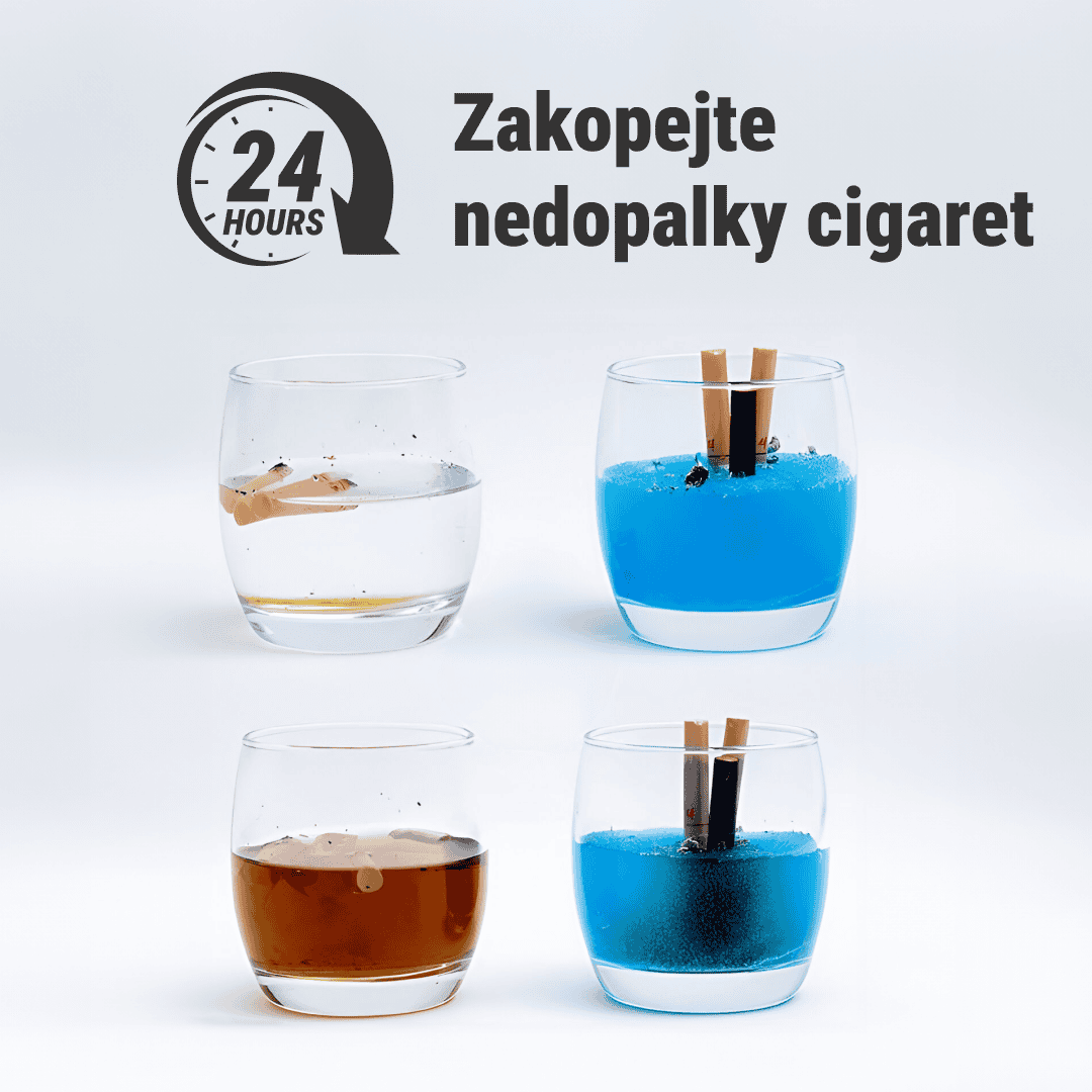 ASHFRESH: Přenosný popelník bez kouře a zápachu - 30kusů + 30kusů ZDARMA - Obrázek 3